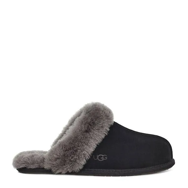 נעלי בית לנשים UGG Scuffette שחור ואפור