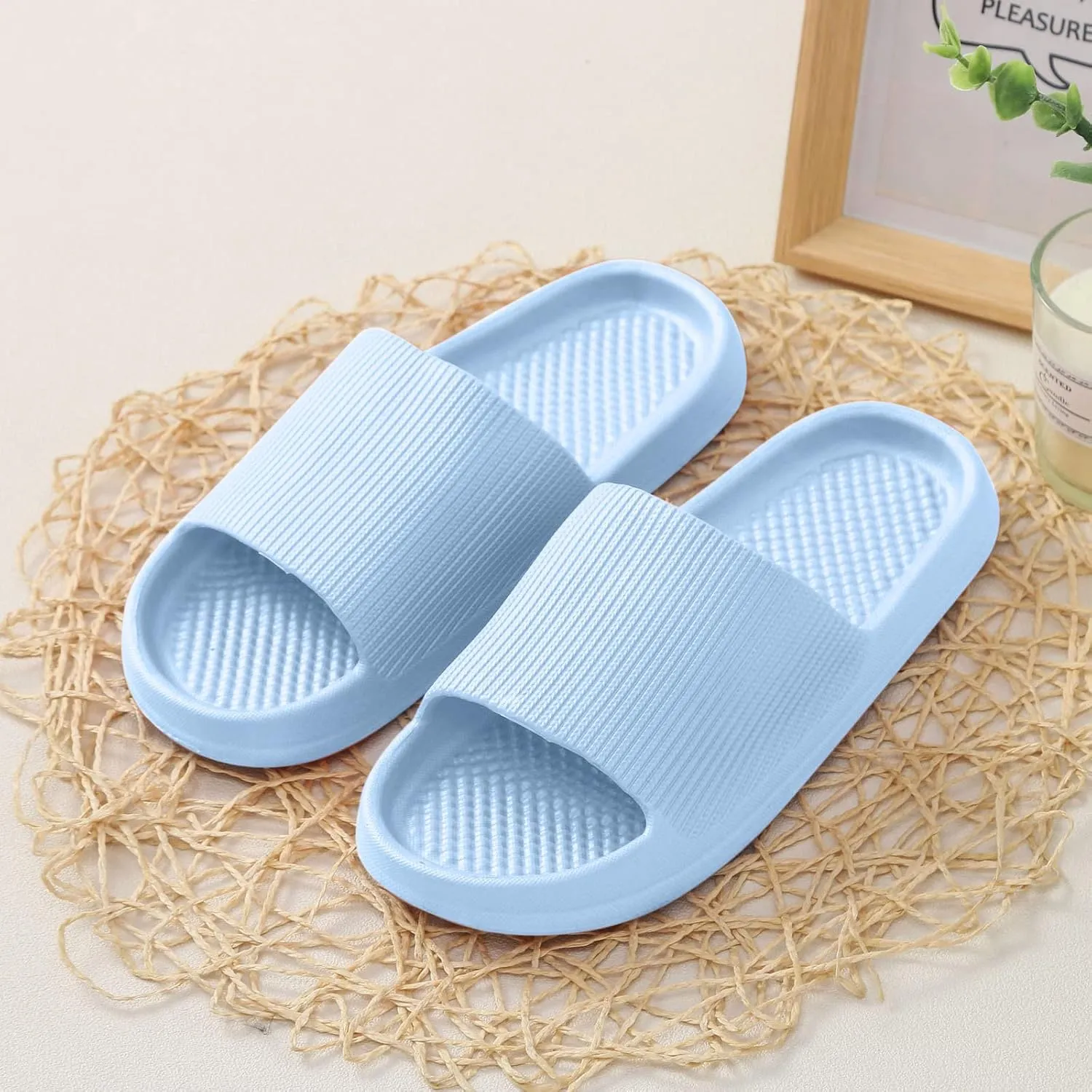 Bath Slippers Men's Shower Shoes Shower Sandals Slippers for Men Travel Sandals Women Indoor Slipper for Gym Soft Sole