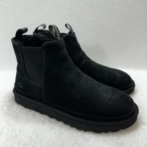 Black Boots Ankle Flats Ugg, Size 12