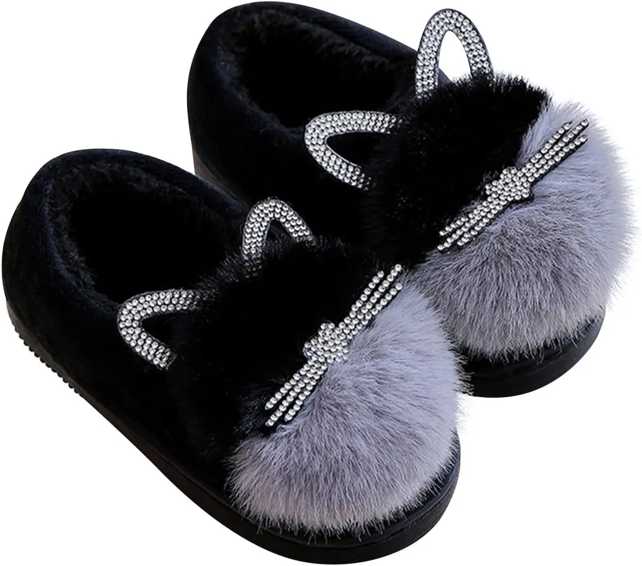 Boys Hard Sole Slippers Kids Children's Boys Girls Fashion Shoes Plush Shoes Indoor Warm And Cute Boys Flip Flops Size 6