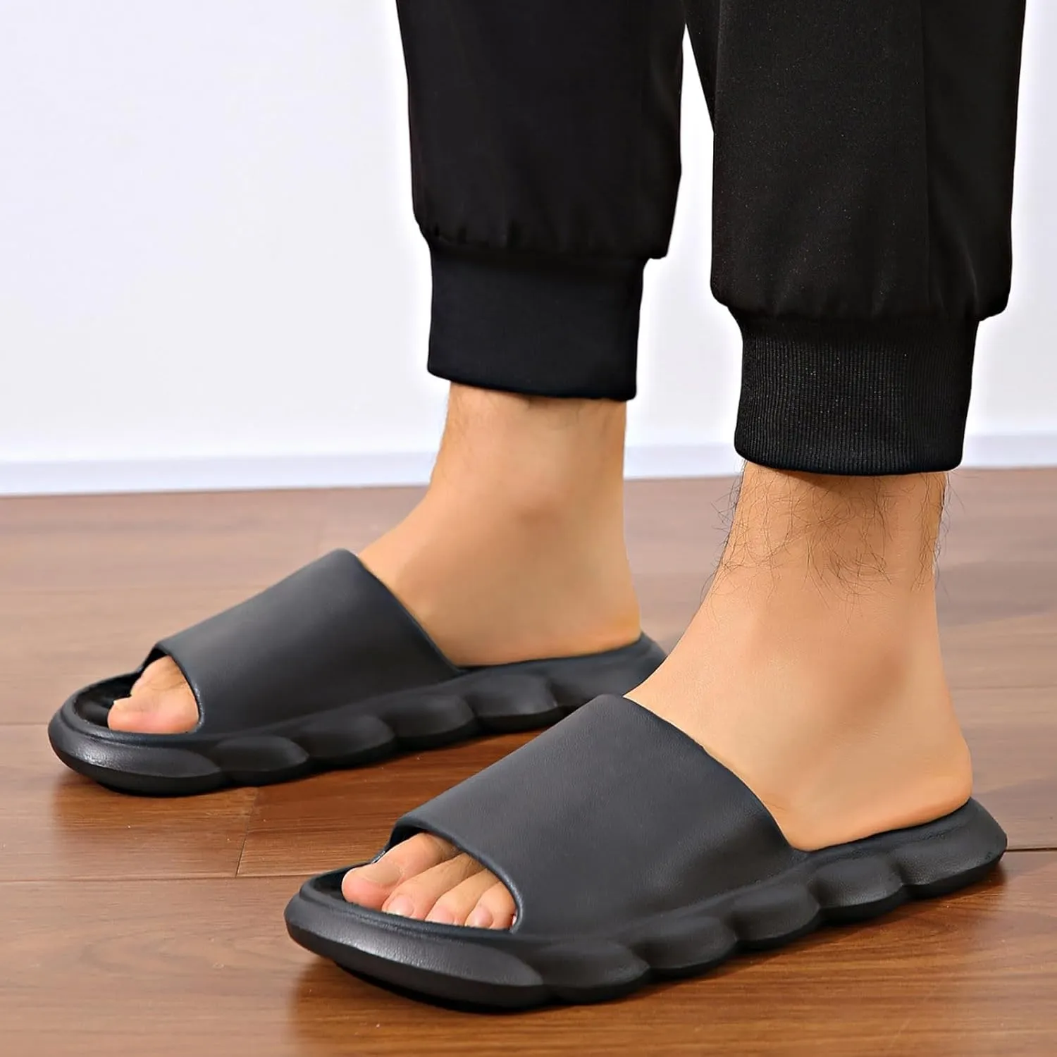 Cloud Slides Womens Shower Shoes Mens Pillow Slippers Bathroom Slipper Soft Sole Open Toe Quick Drying