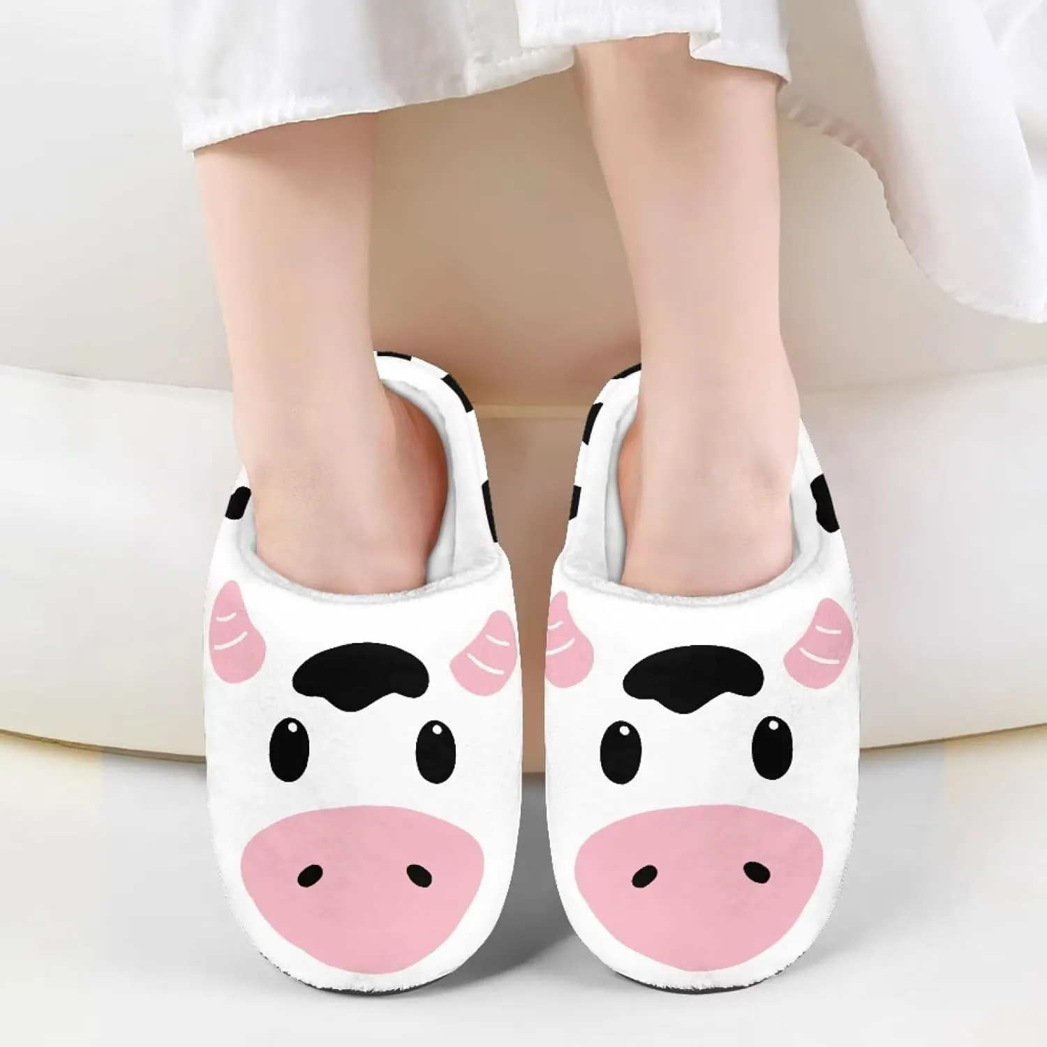 Kids Winter Slippers Bedroom Cute Casual Plush House Slippers Non Slip