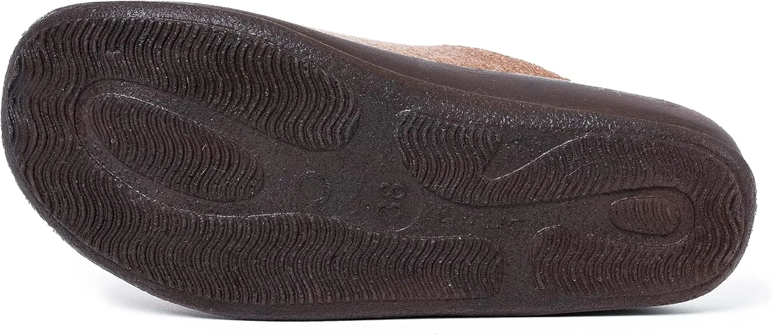 Medical Slippers for Men - Memory Foam Shoes Indoor Outdoor Italian Cotton - Made in EU - Relieves Pressure, Improves Peripheral Blood Circulation