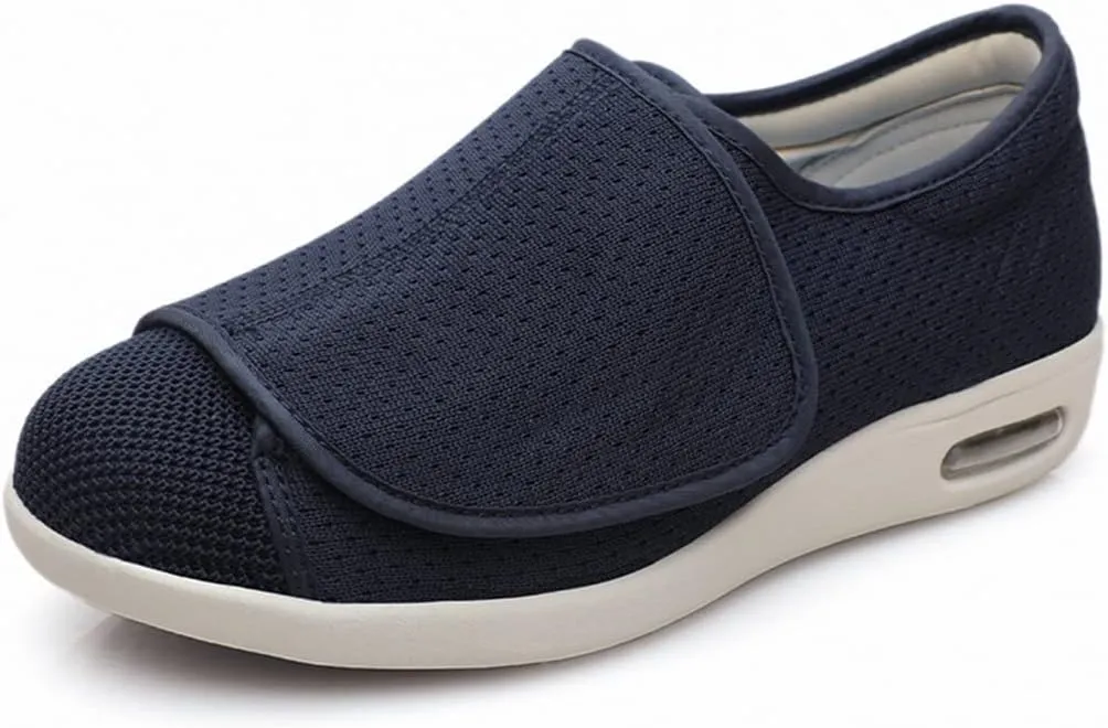 Men Women Edema Shoes, Memory Foam Diabetic Slipper Unisex Outdoor Indoor Orthopaedic Slippers Anti-Skid Wide Fit Swollen Feet Shoes