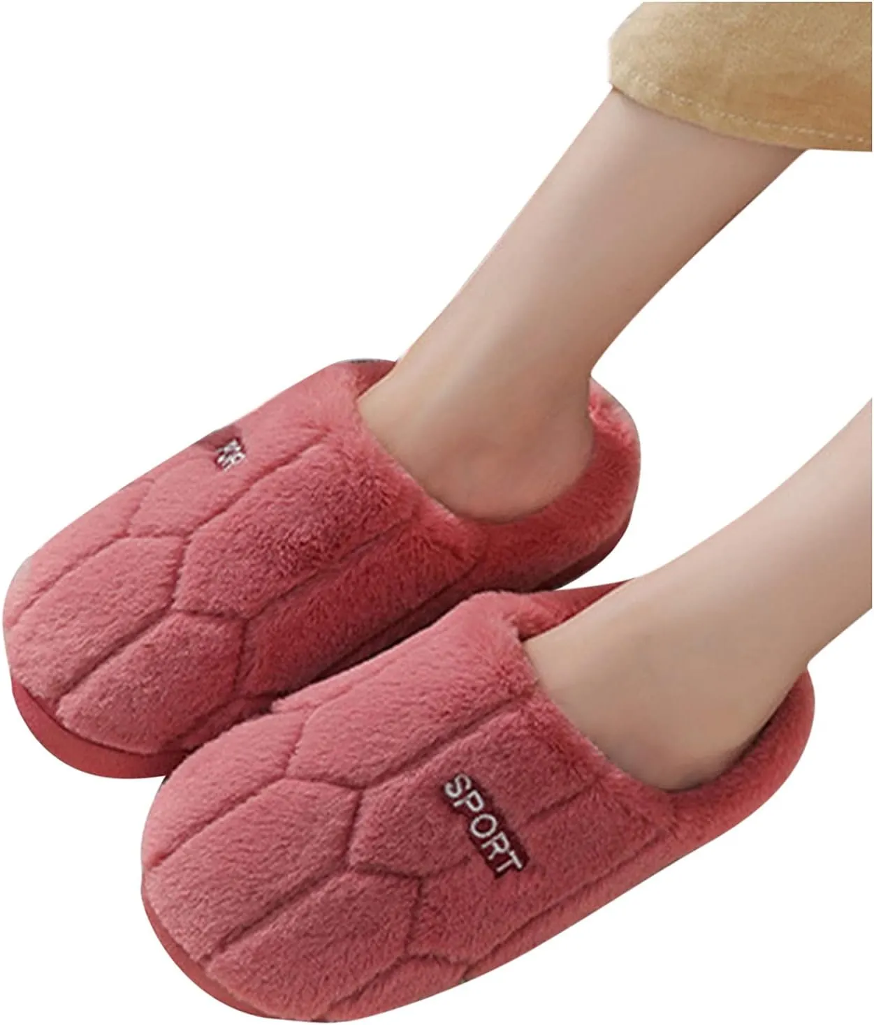 Mens House Slippers Open Toe Open Toe House Slippers Ladies Slippers with Arch Support Plush Sneaker Slippers Shoes Nativity Sets for Christmas Indoor Gifts for Wife 2023