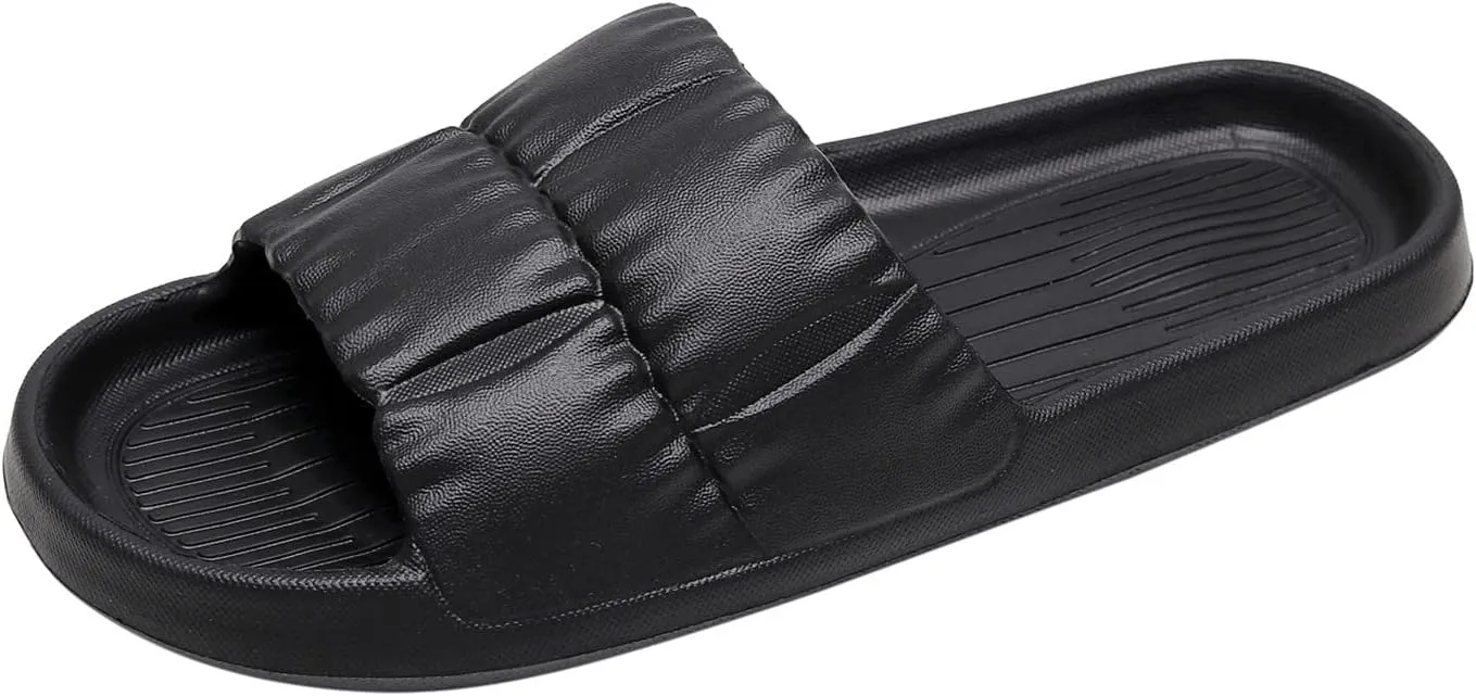 Mens Shower Shoes Womens Slides Slides for Men Shower Shoes Women Quick Drying Open Toe Comfortable Slippers