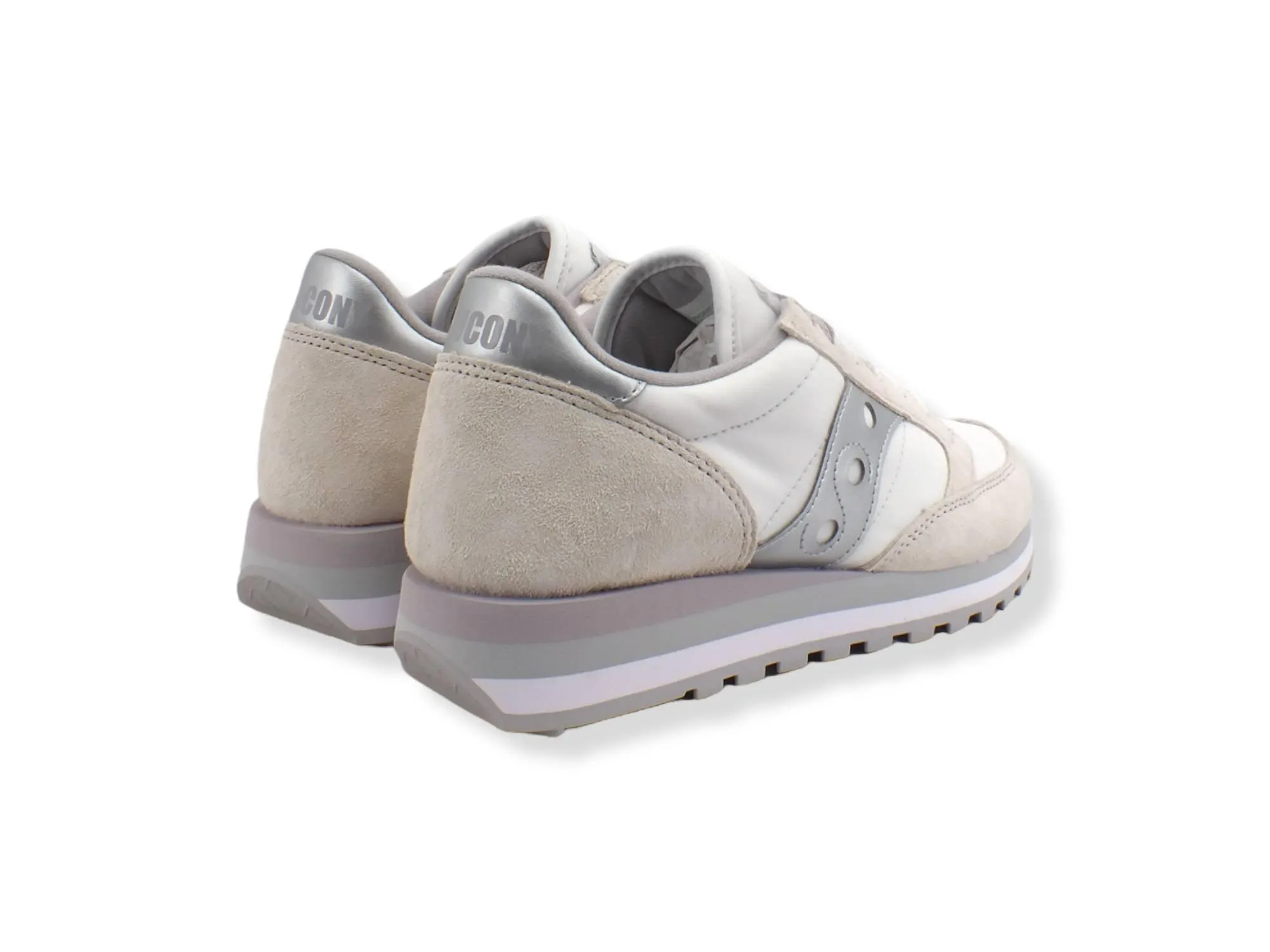 SAUCONY Jazz Triple Sneaker Donna White Silver S60530-16