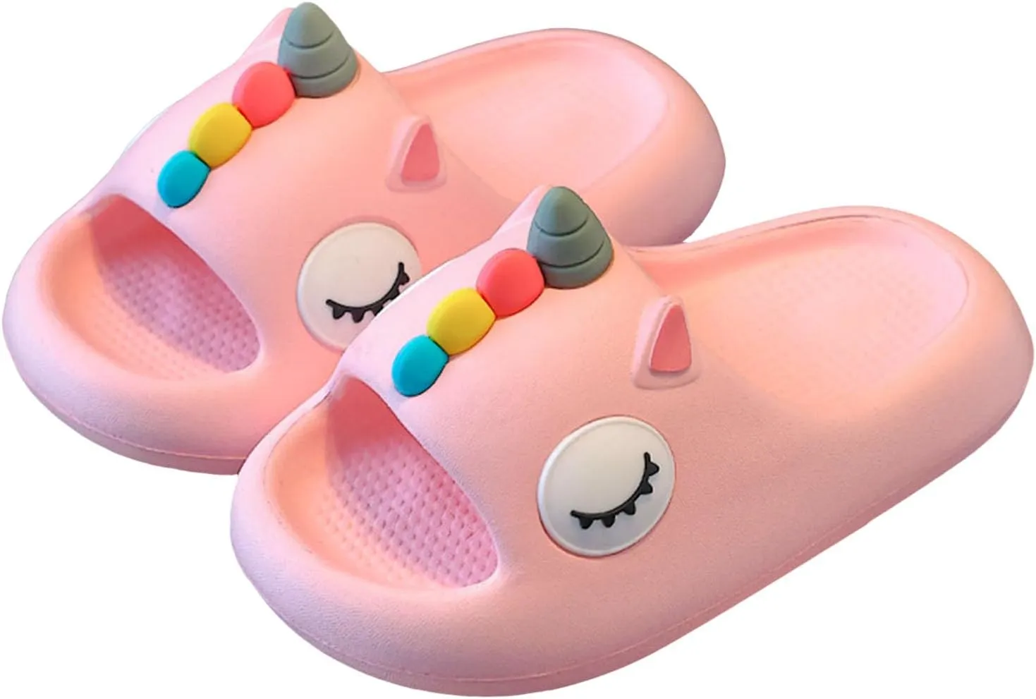Slides for Girls and Boys Children's Slippers Cute Cartoon Outdoor Sandals Baby Bath Non Slip Indoor Shoes