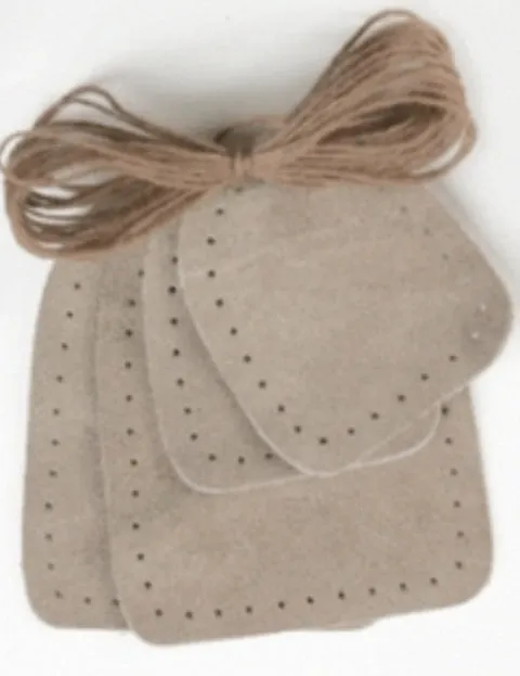 Slipper Bottoms Leather