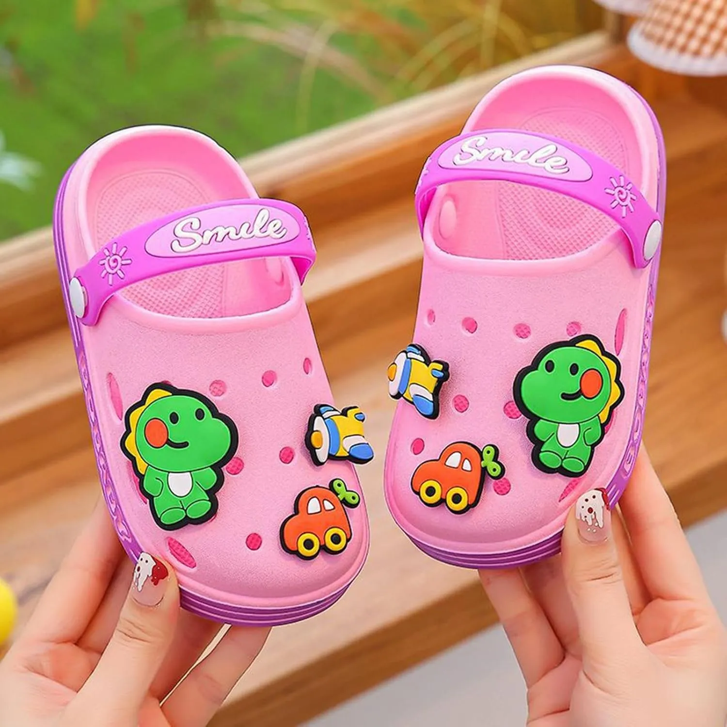 Toddler Kids Boys Girls Cute Garden Water Clogs Sandals Slip On Shoes Slipper Slides Outdoor Summer Beach Pool Shoes
