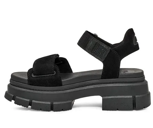 UGG Ashton Leather Ankle Strap Platform Sandals