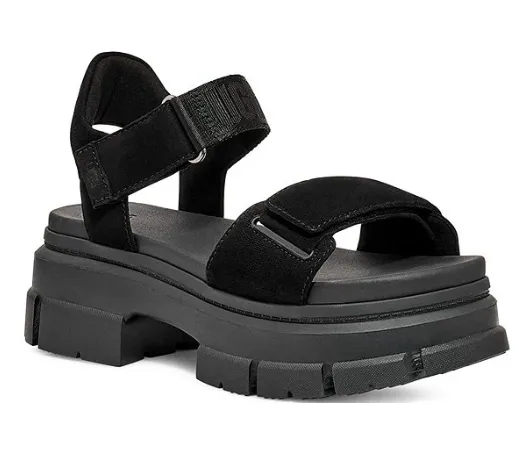 UGG Ashton Leather Ankle Strap Platform Sandals