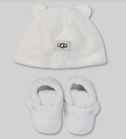 UGG Bixbee And Beanie Crib Shoes Gift Set (Infant)