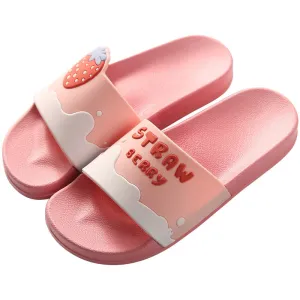 Women's Flip-Flop Slippers with Fruit