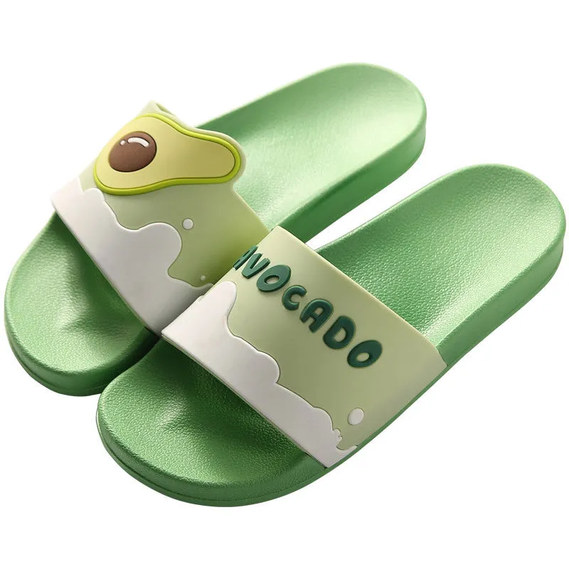 Women's Flip-Flop Slippers with Fruit